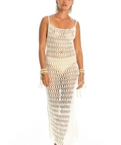 Ladee Taha Dresses & Skirts MELLA CROCHET DRESS | Cream