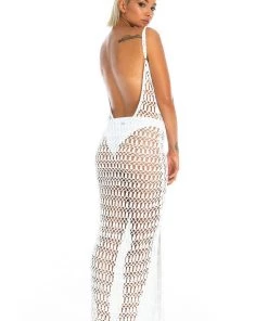 Ladee Taha MELLA CROCHET DRESS | White Dresses & Skirts