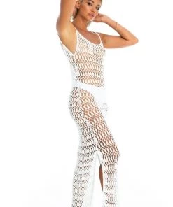 Ladee Taha MELLA CROCHET DRESS | White Dresses & Skirts