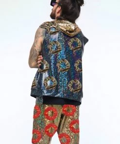 SEA DRAGON STUDIO Phish Doughnut Mens Holographic Shorts