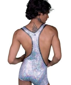 SEA DRAGON STUDIO Holographic Mens Wrestling Suit | 13 Colors