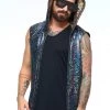 SEA DRAGON STUDIO Mens Holographic Sleeveless Hoodie | 13 Colors Most Popular 2 SEA DRAGON STUDIO Mens Holographic Sleeveless Hoodie | 13 Colors Most Popular