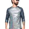 SEA DRAGON STUDIO Mens Holographic Hardball Tee | 13 Colors