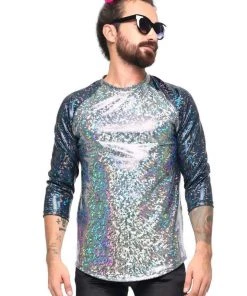 SEA DRAGON STUDIO Mens Holographic Hardball Tee | 13 Colors