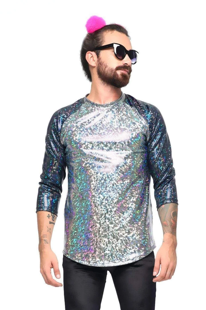 SEA DRAGON STUDIO Mens Holographic Hardball Tee | 13 Colors 3 SEA DRAGON STUDIO Mens Holographic Hardball Tee | 13 Colors