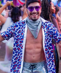 SEA DRAGON STUDIO Party Panther Short Sleeve Shirt Most Popular