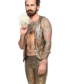 SEA DRAGON STUDIO Mens Holographic Dancing Vest | 13 Colors Most Popular 12 SEA DRAGON STUDIO Mens Holographic Dancing Vest | 13 Colors Most Popular