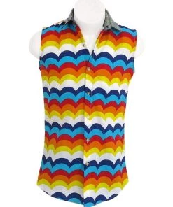 SEA DRAGON STUDIO Mens Rainbow Connection Shirt