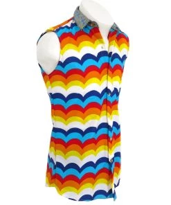 SEA DRAGON STUDIO Mens Rainbow Connection Shirt