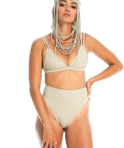 Ladee Taha OCEAN TRIANGLE TOP | Nude