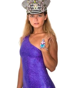 SEA DRAGON STUDIO Bodysuits Holographic One Shoulder Bodysuit | 13 Colors