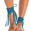 Ladee Taha ORACLE DAWN CUFFS | Teal
