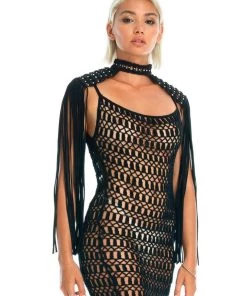 Ladee Taha ORACLE DAWN EPAULETTES 2 | Black