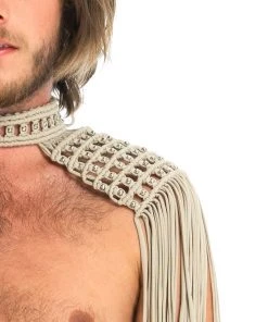 Ladee Taha ORACLE DAWN EPAULETTES 2 MENS | Nude