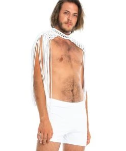 Ladee Taha ORACLE DAWN EPAULETTES 2 MENS | White