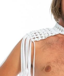 Ladee Taha ORACLE DAWN EPAULETTES 2 MENS | White