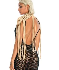 Ladee Taha Accessories ORACLE DAWN EPAULETTES 2 | Tan