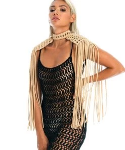 Ladee Taha Accessories ORACLE DAWN EPAULETTES 2 | Tan