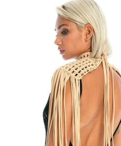 Ladee Taha Accessories ORACLE DAWN EPAULETTES 2 | Tan