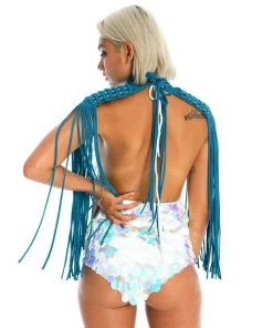 Ladee Taha Accessories ORACLE DAWN EPAULETTES 2 | Teal