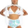 Ladee Taha ORACLE DAWN EPAULETTES 2 | White Accessories