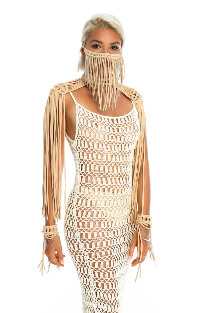 Ladee Taha Tops ORACLE DAWN EPAULETTES TOP | Tan 6 Ladee Taha Tops ORACLE DAWN EPAULETTES TOP | Tan