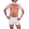 Ladee Taha ORACLE DAWN EPAULETTES TOP - MENS | White