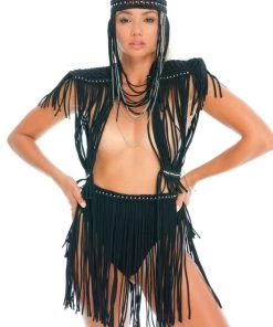 Ladee Taha ORACLE DAWN HEADPIECE | Black Accessories