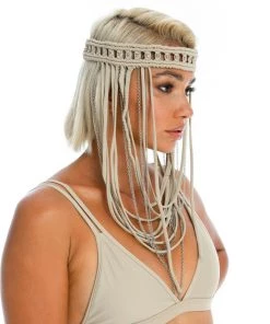 Ladee Taha Accessories ORACLE DAWN HEADPIECE | Nude