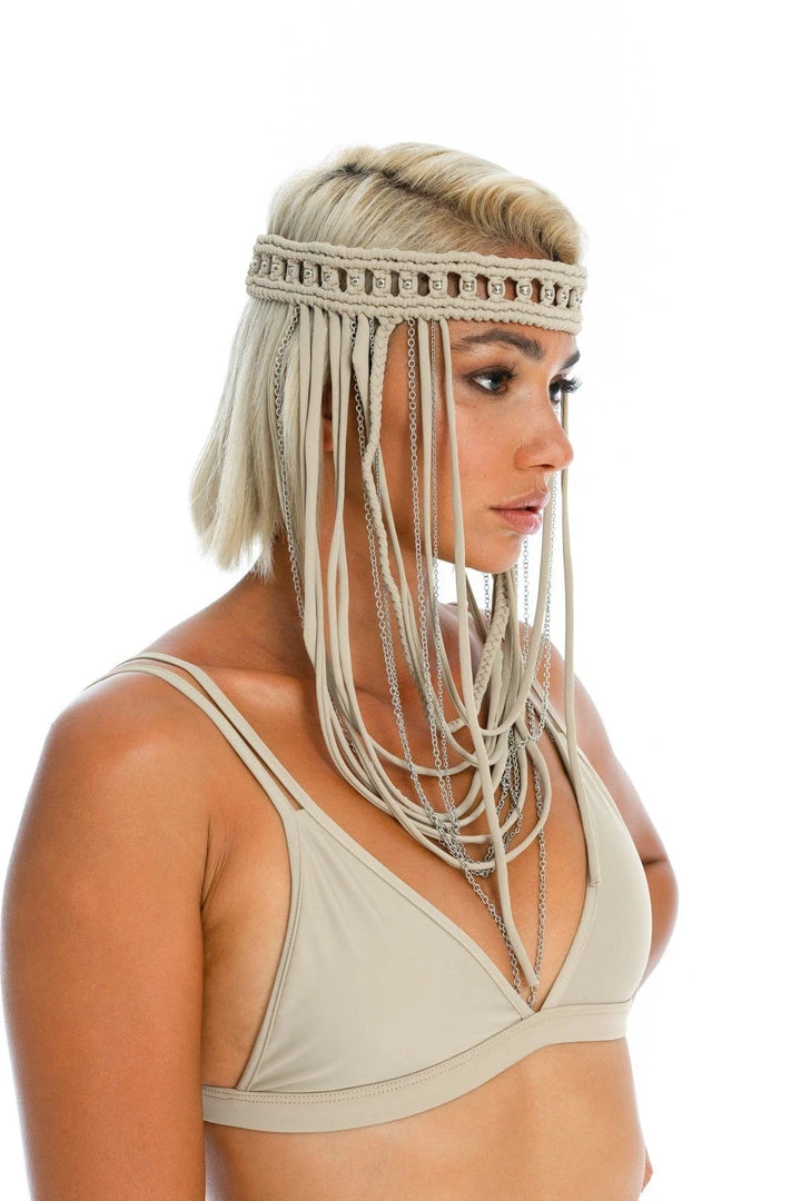 Ladee Taha Accessories ORACLE DAWN HEADPIECE | Nude 4 Ladee Taha Accessories ORACLE DAWN HEADPIECE | Nude