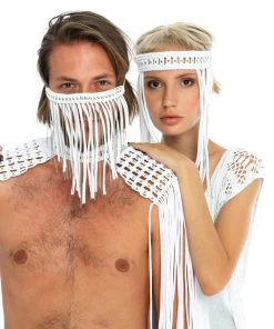 ORACLE DAWN HEADPIECE | White