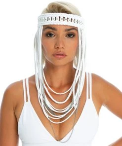 ORACLE DAWN HEADPIECE | White