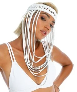 ORACLE DAWN HEADPIECE | White