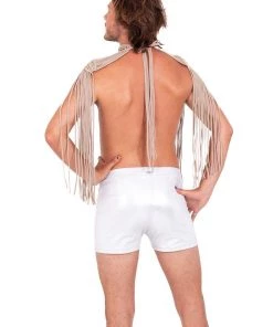 Ladee Taha ORACLE DAWN EPAULETTES TOP - MENS | Nude 9 Ladee Taha ORACLE DAWN EPAULETTES TOP - MENS | Nude