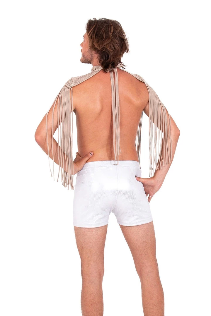 Ladee Taha ORACLE DAWN EPAULETTES TOP - MENS | Nude 5 Ladee Taha ORACLE DAWN EPAULETTES TOP - MENS | Nude