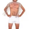 Ladee Taha ORACLE DAWN EPAULETTES TOP - MENS | Nude