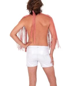 Ladee Taha ORACLE DAWN EPAULETTES TOP - MENS | Nude Rose