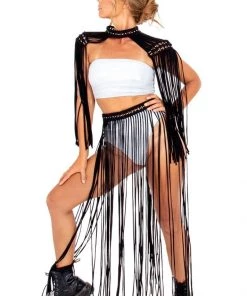 Ladee Taha ORACLE DAWN SKIRT | Black Bottoms