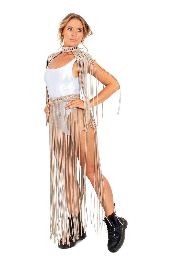 Ladee Taha ORACLE DAWN EPAULETTES TOP - MENS | Nude 6 Ladee Taha ORACLE DAWN EPAULETTES TOP - MENS | Nude