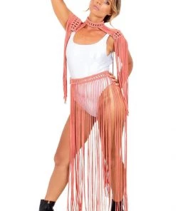 Ladee Taha ORACLE DAWN EPAULETTES | Nude Rose