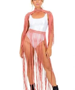 Ladee Taha ORACLE DAWN SKIRT | Nude Rose