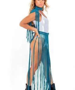 Ladee Taha Bottoms ORACLE DAWN SKIRT | Teal