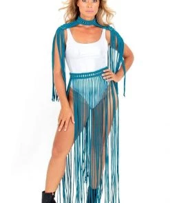 Ladee Taha Bottoms ORACLE DAWN SKIRT | Teal