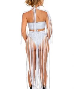 Ladee Taha ORACLE DAWN SKIRT | White