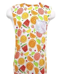SEA DRAGON STUDIO Fruit Punch Sleeveless Tee