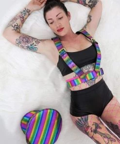 HOLOSEXUAL Accessories Heartillary Leather Body Harness