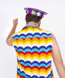 SEA DRAGON STUDIO Mens Rainbow Connection Shirt