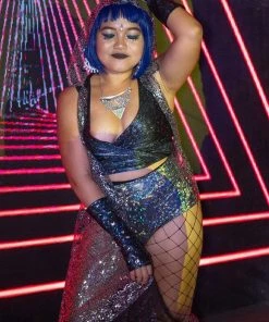 SEA DRAGON STUDIO Fringed Sequin Kimono Vest | 8 Colors