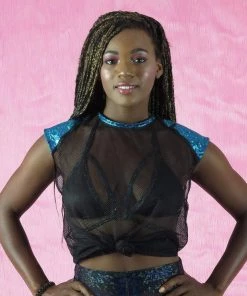 SEA DRAGON STUDIO Holo Shoulder Mesh Tshirt | 13 Colors