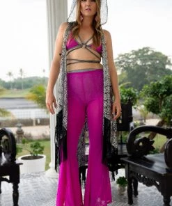 SEA DRAGON STUDIO Most Popular Pink Mesh Stardust Flares 11 SEA DRAGON STUDIO Most Popular Pink Mesh Stardust Flares